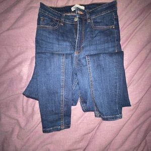 Zara High Rise skinny jeans